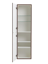 BelBagno Шкаф подвесной Due 40/150 noce ручки Матовый атласный никель – фотография-3